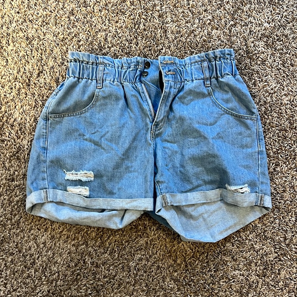 Paper bag waist shorts from Amazon